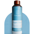 Levane Light Blue hair care product bottle on a blue background